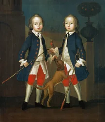 De Gosnall Tweeling: Meester Thomas en Meester John Gosnall van Bentley, c.1745